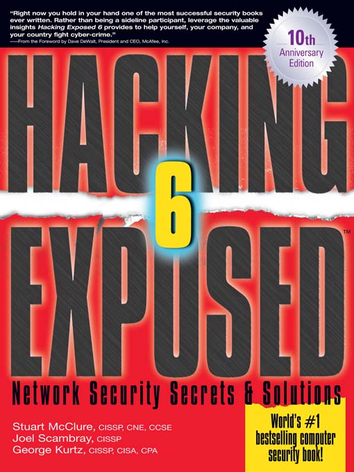 Title details for Hacking Exposed<sup>TM</sup> by Stuart McClure - Available